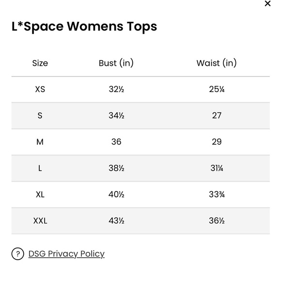 NWT L*Space Falling For You Camisole Crop Top Size Medium - Picture 5 of 9